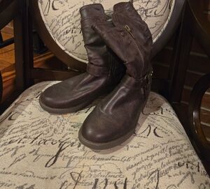Carlos by Carlos Santana Rich Brown Moto Boots